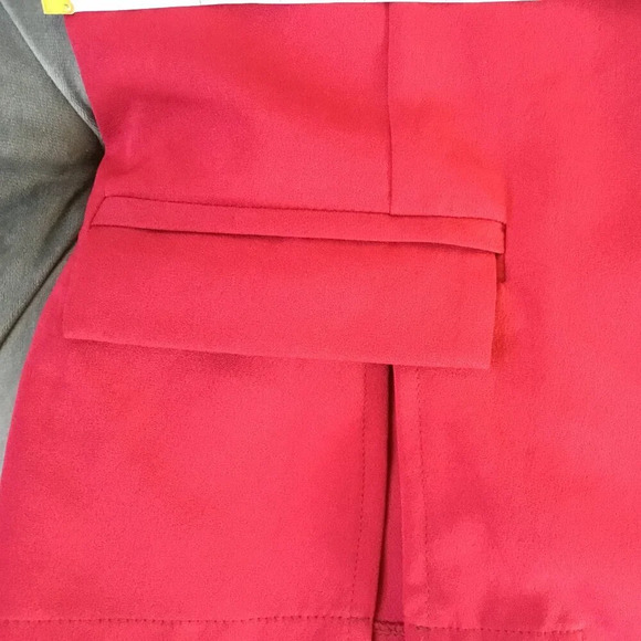 Two-piece Set Jacket and Skirt Red Sz 14  US women Plus - Picture 10 of 12
